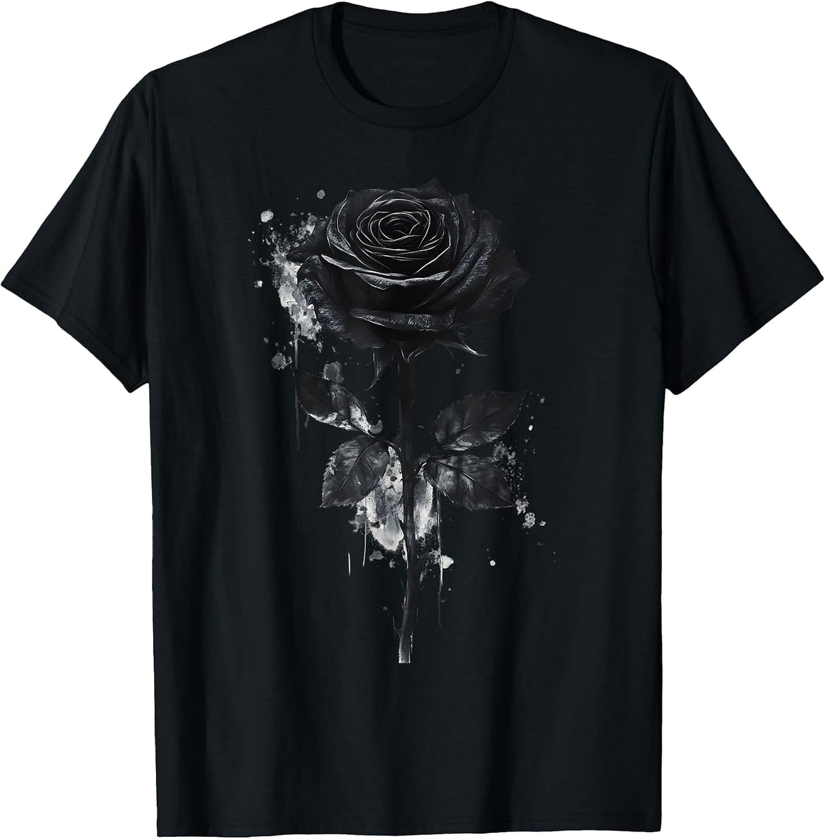 Black Rose Flower Botanist Garden Flower Black Rose T-Shirt