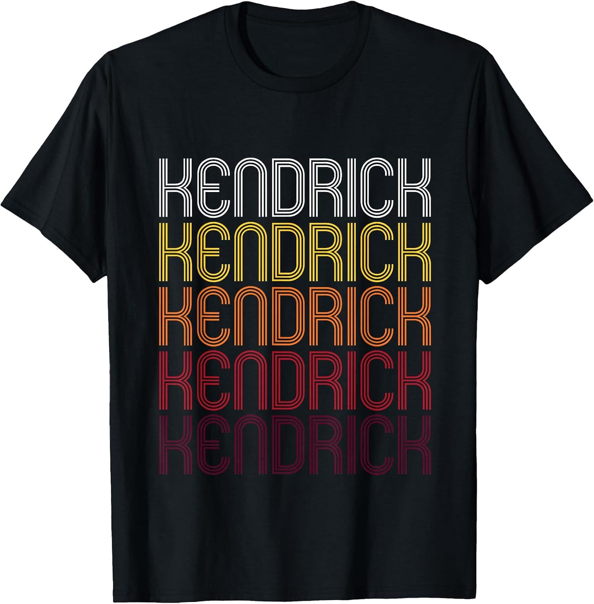 Kendrick Retro Wordmark Pattern - Vintage Style T-Shirt T-Shirt