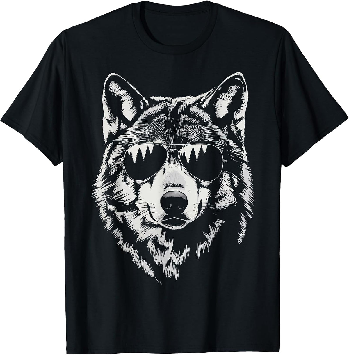 Wolf with Sunglasses T-Shirt