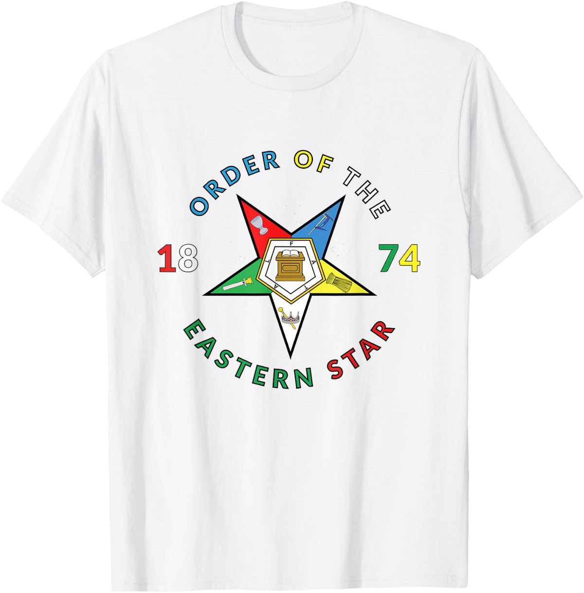 Order of the Eastern Star 1874 PHA OES Prince Hall T-Shirt