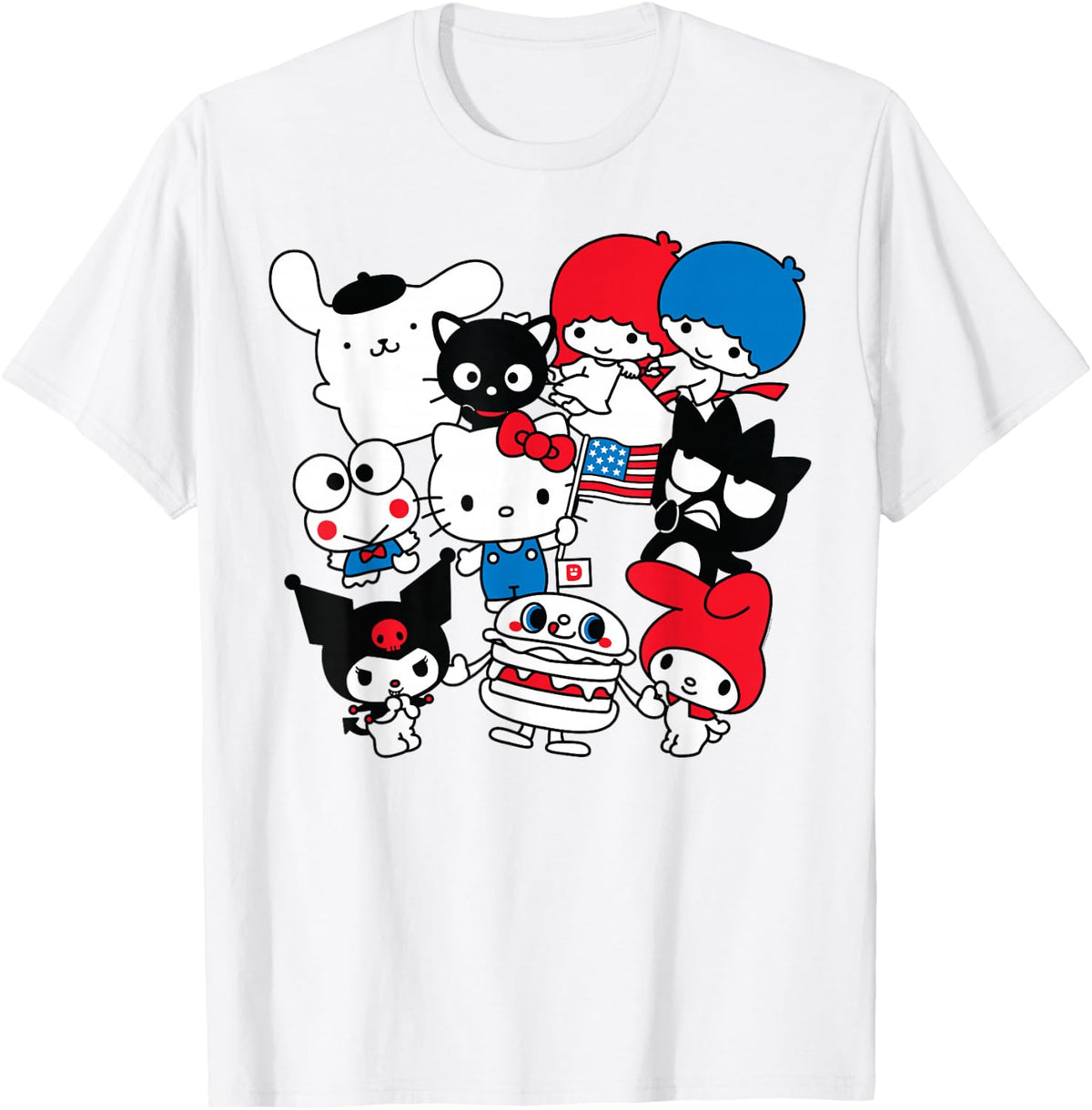 Hello Kitty and Friends Hello Sanrio USA Americana T-Shirt