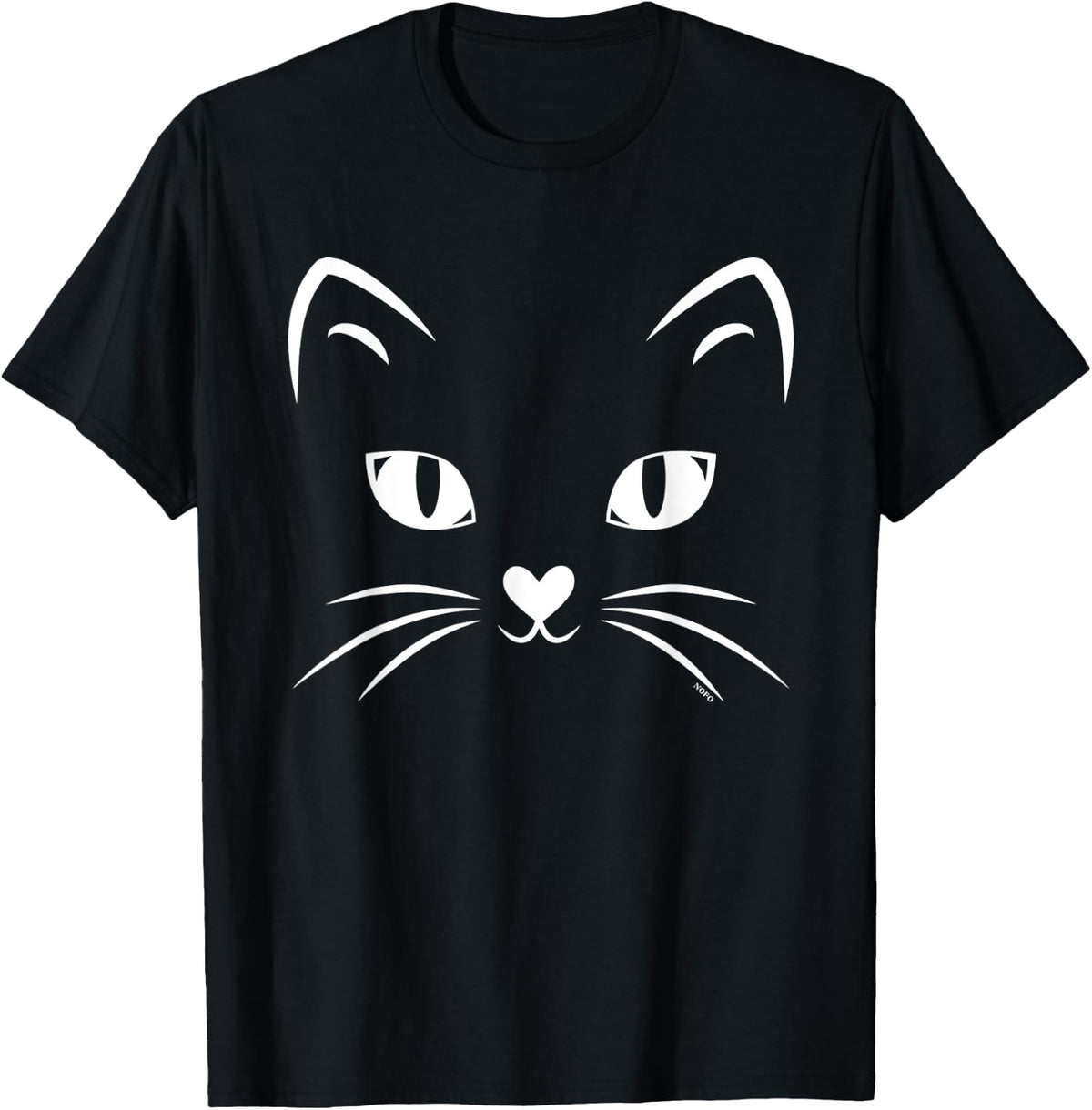 Cat Face, Black Cat, Halloween Costume T-Shirt T-Shirt