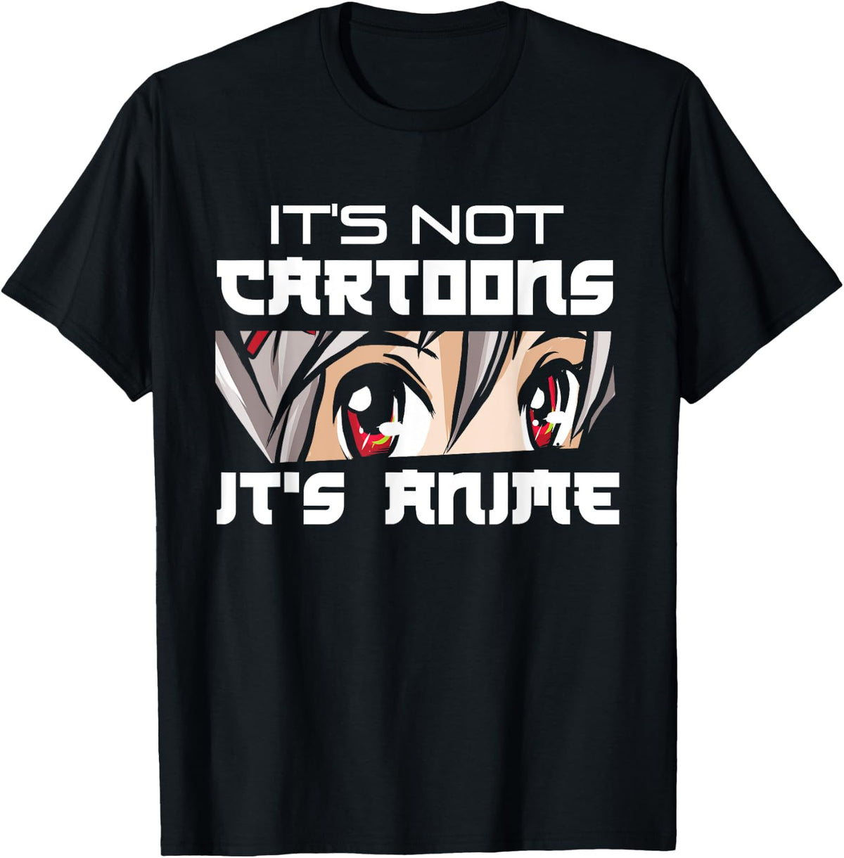 It's Not Cartoons It's Anime Anime Girl Boy Anime Lover T-Shirt