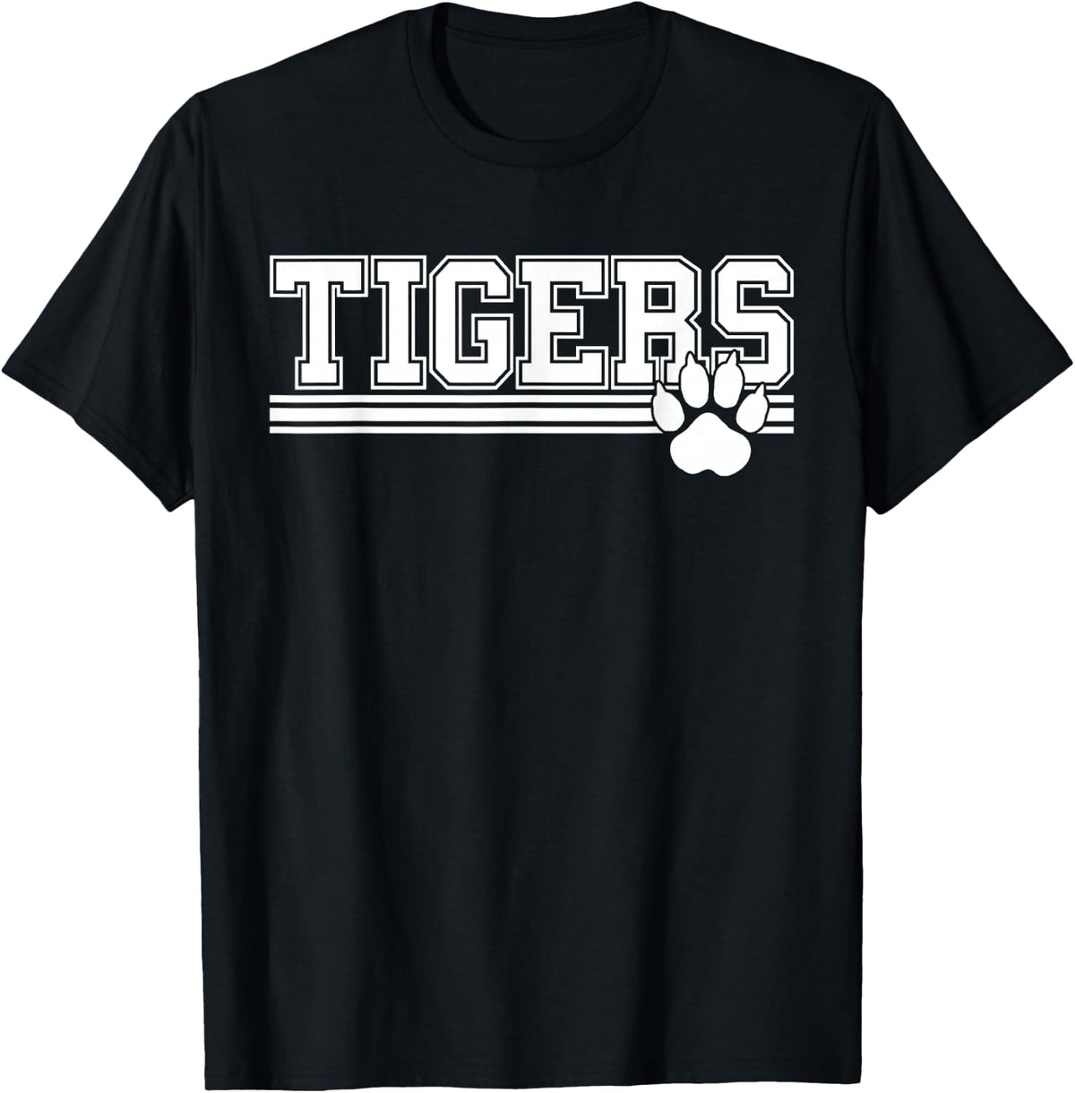 Tigers School Sports Team Spirit T-Shirt