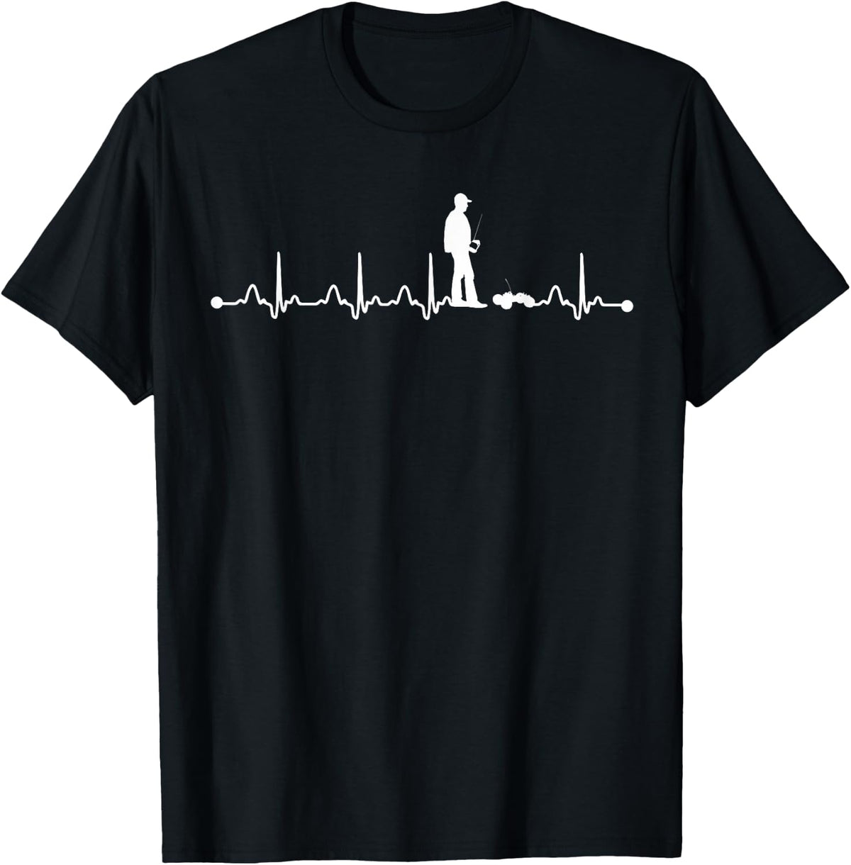 Heartbeat R/C Car ECG Lover, Proud R/C Car Gift T-Shirt