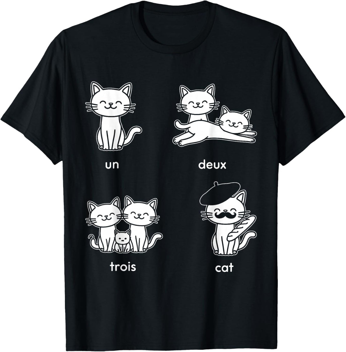 Un Deux Trois Cat T-Shirt