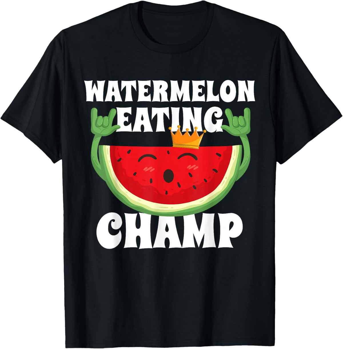 Watermelon Eating Champ Melon Contest Competition Gift T-Shirt