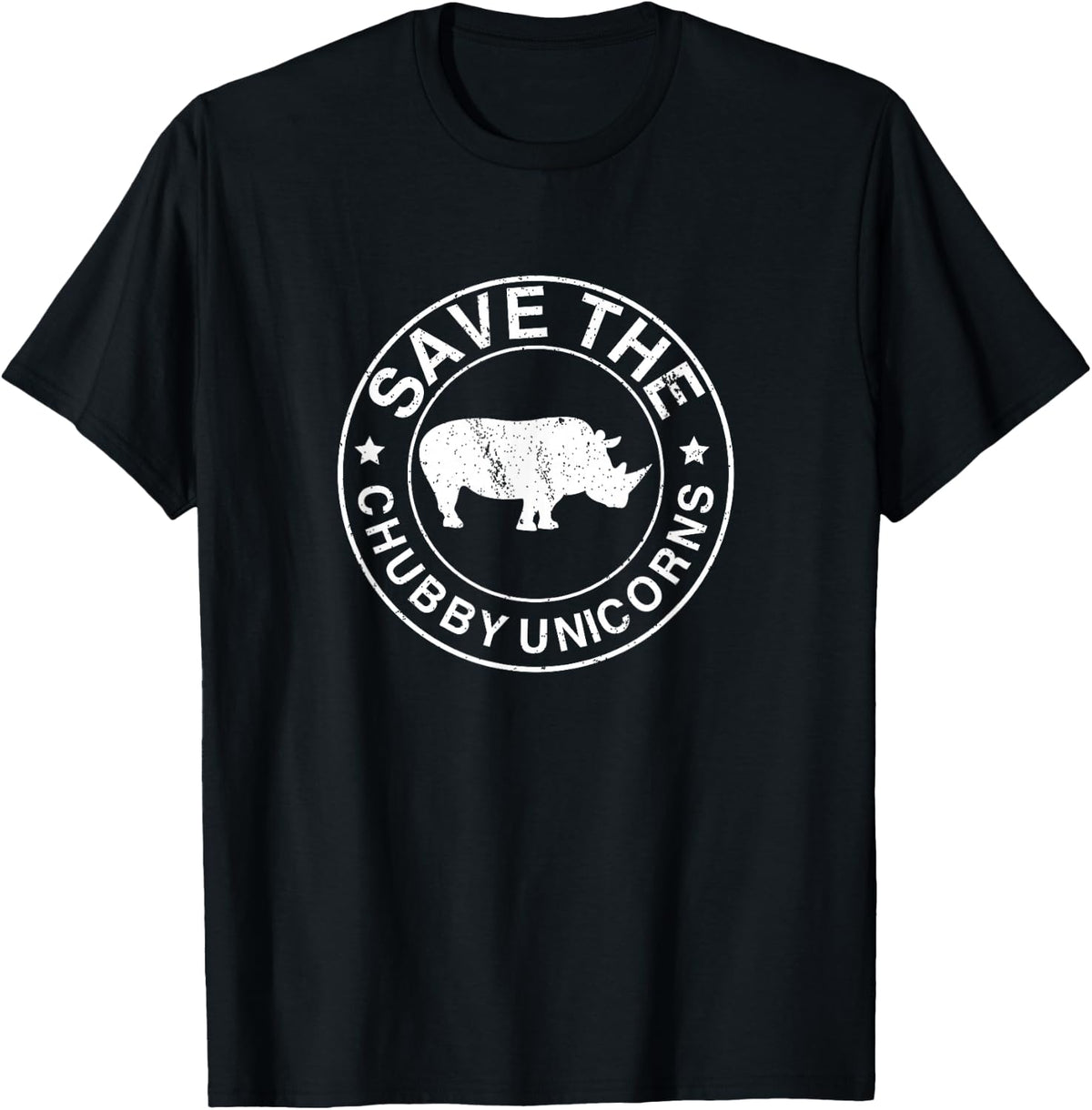 Save The Chubby Unicorns T-Shirt - Rhinoceros Gift T-Shirt