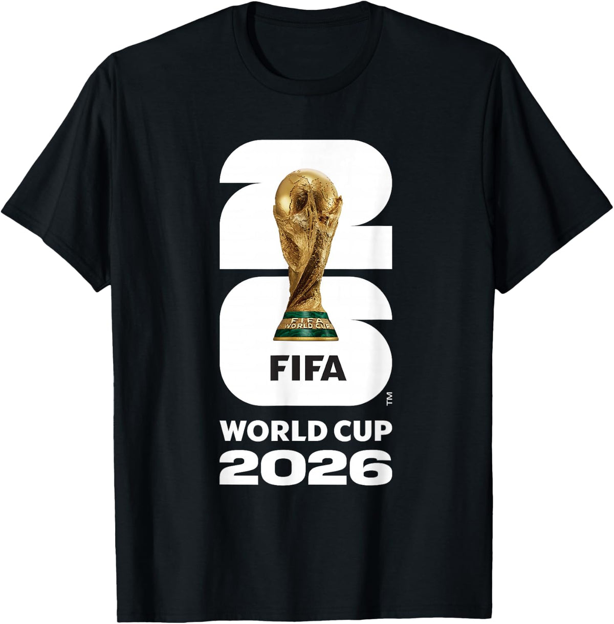 FIFA World Cup 26 Gold Trophy Tees T Shirts for Men and Women