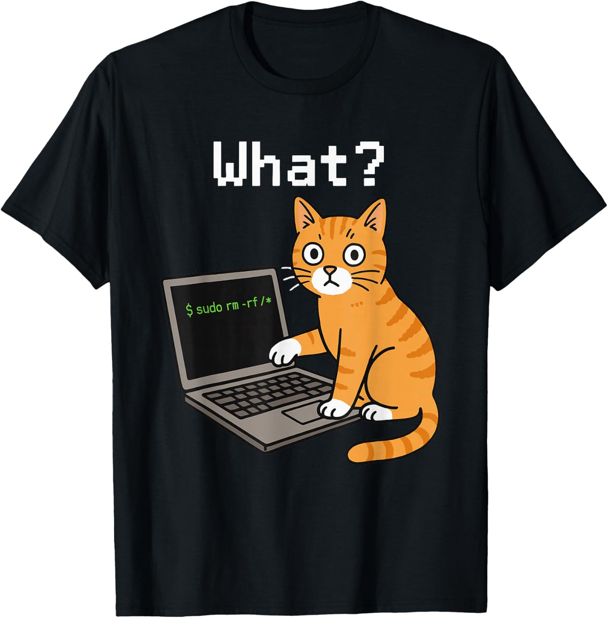 Computer Science Meme Men Women Kids Funny Cat T-Shirt