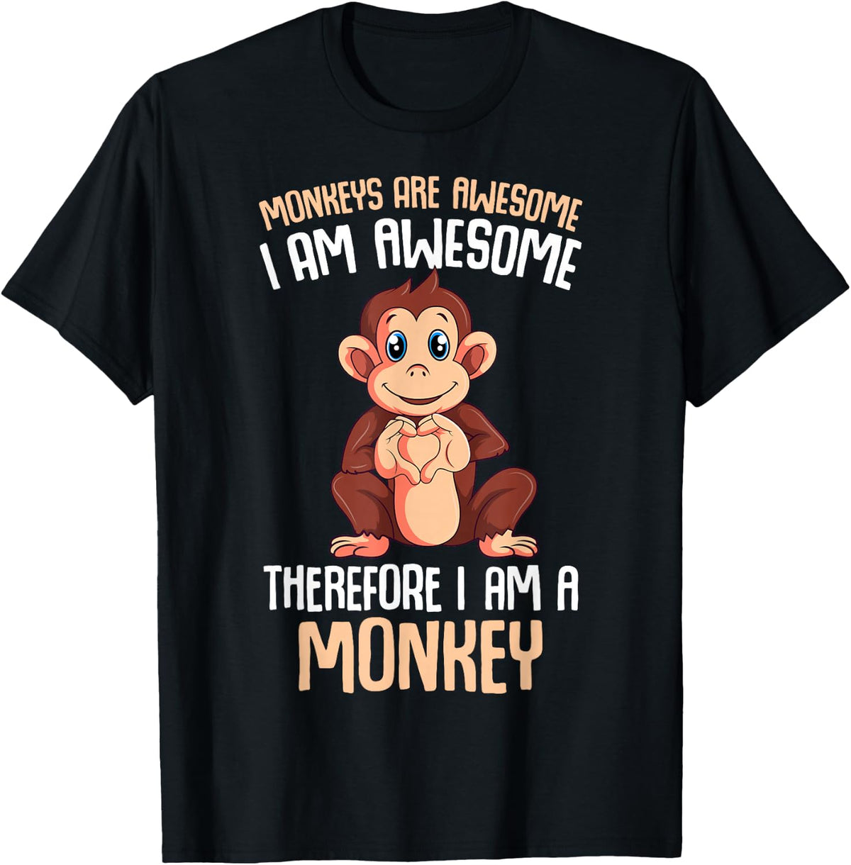 Monkeys are Awesome Boys Kids Girls Monkey T-Shirt