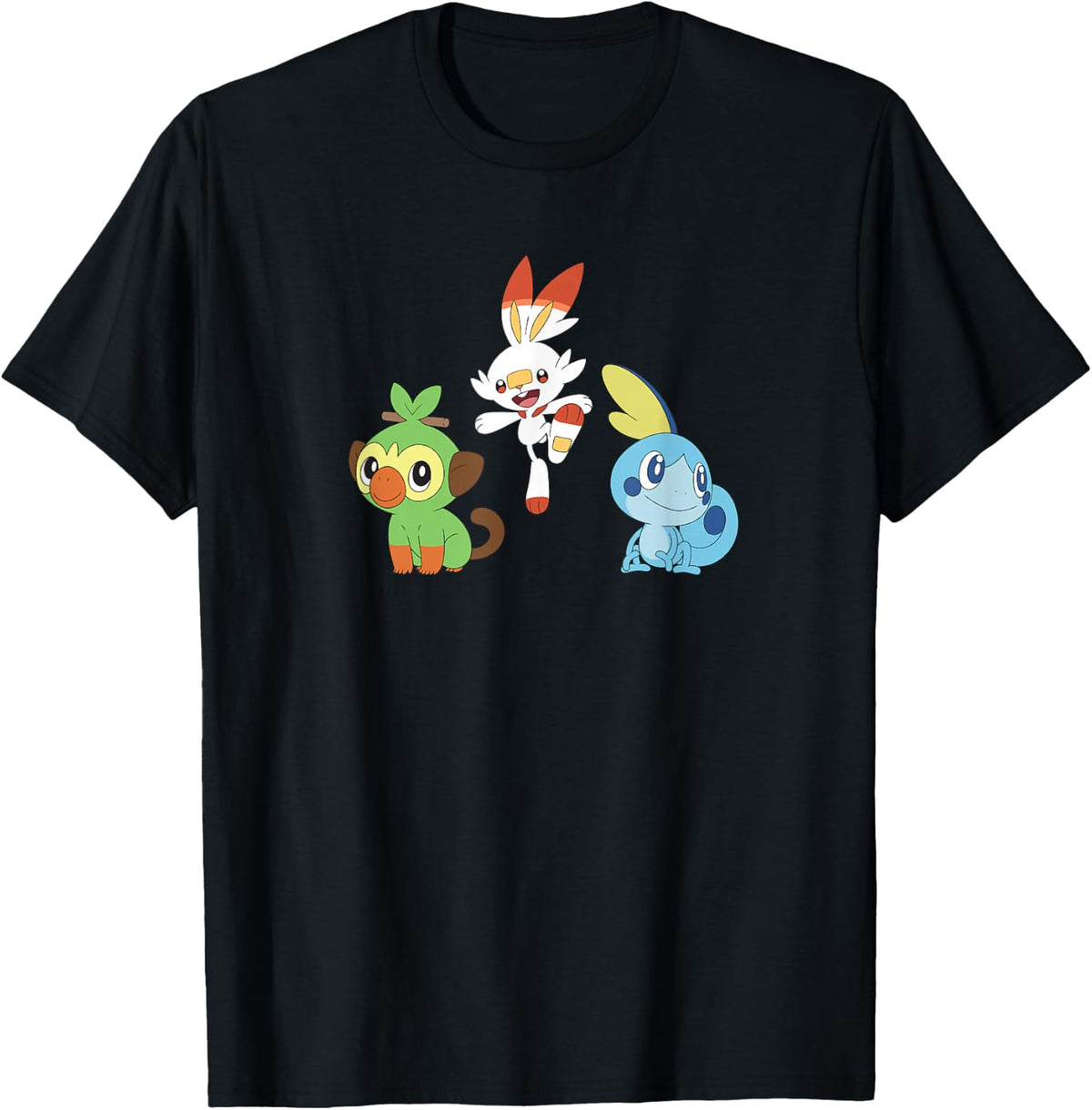 Pokemon Scorbunny Sobble Grookey T-Shirt