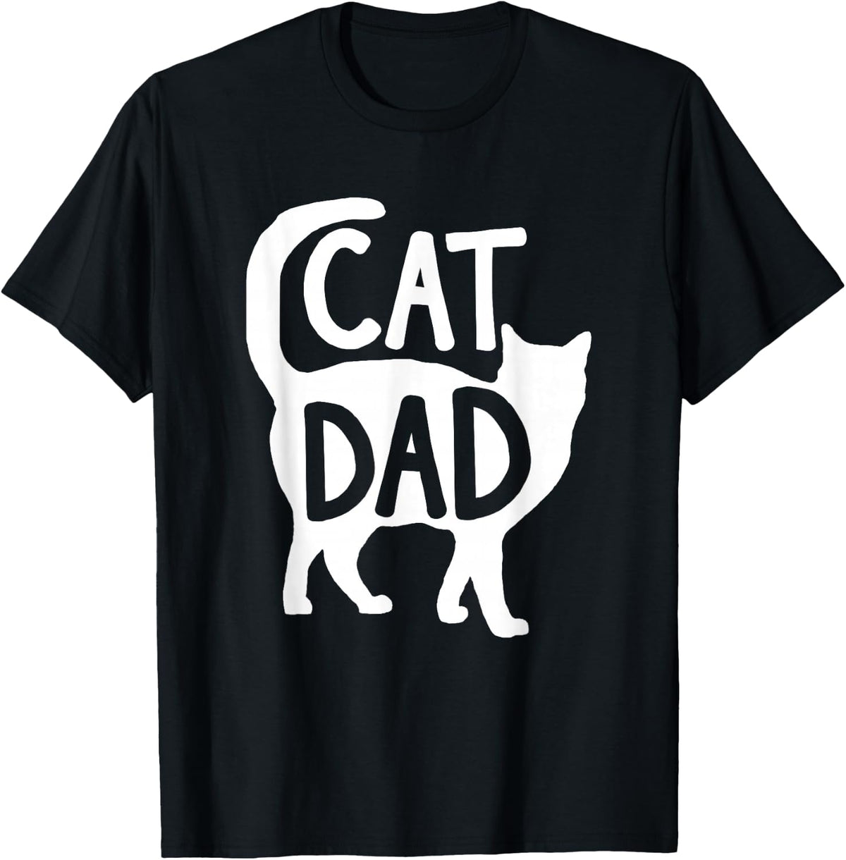 Best Cat Dad Fathers Day Men Kitty Daddy Papa Christmas Meow T-Shirt