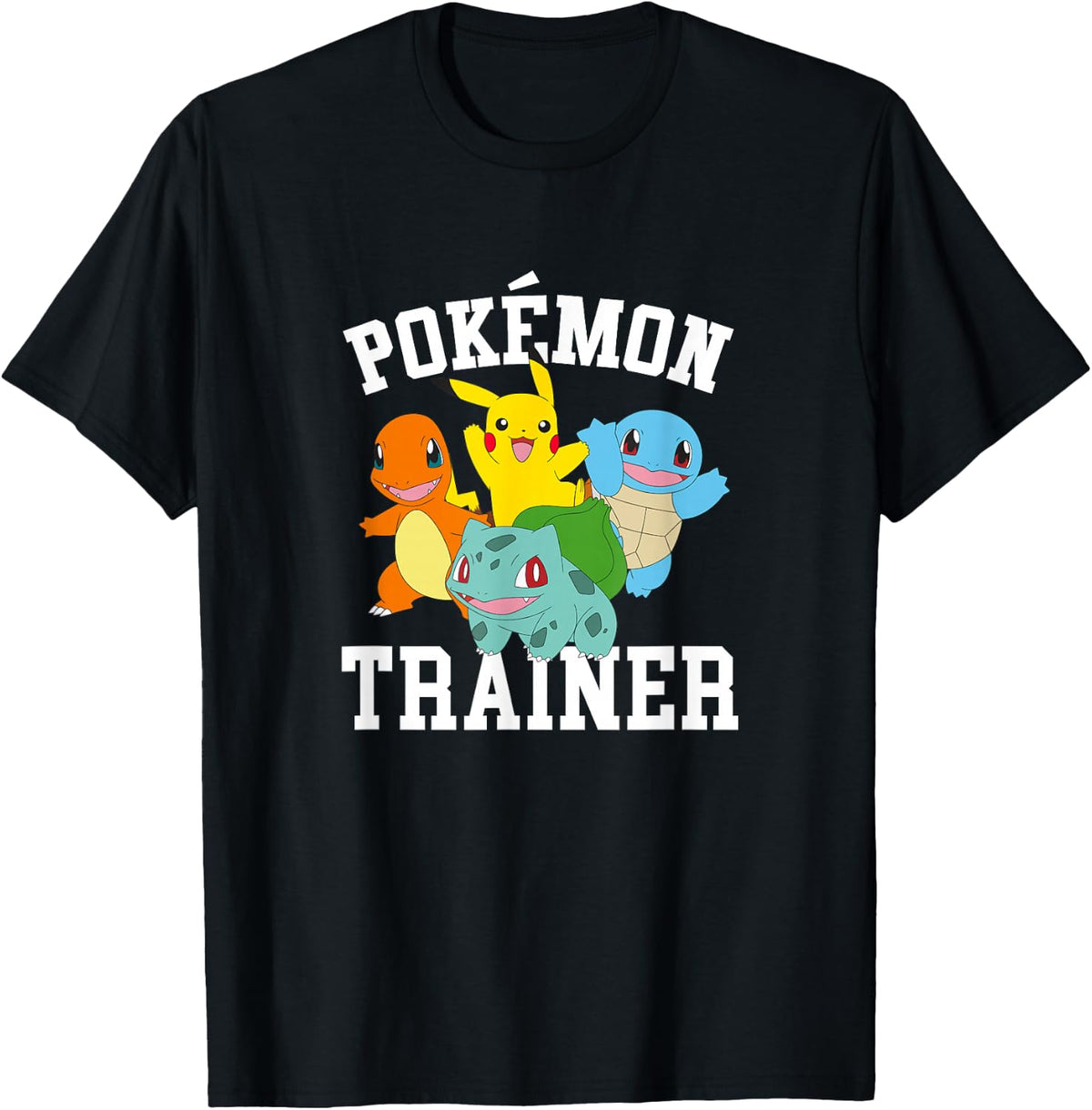 Pokémon Trainer Kanto Starters Vintage Portraits T-Shirt