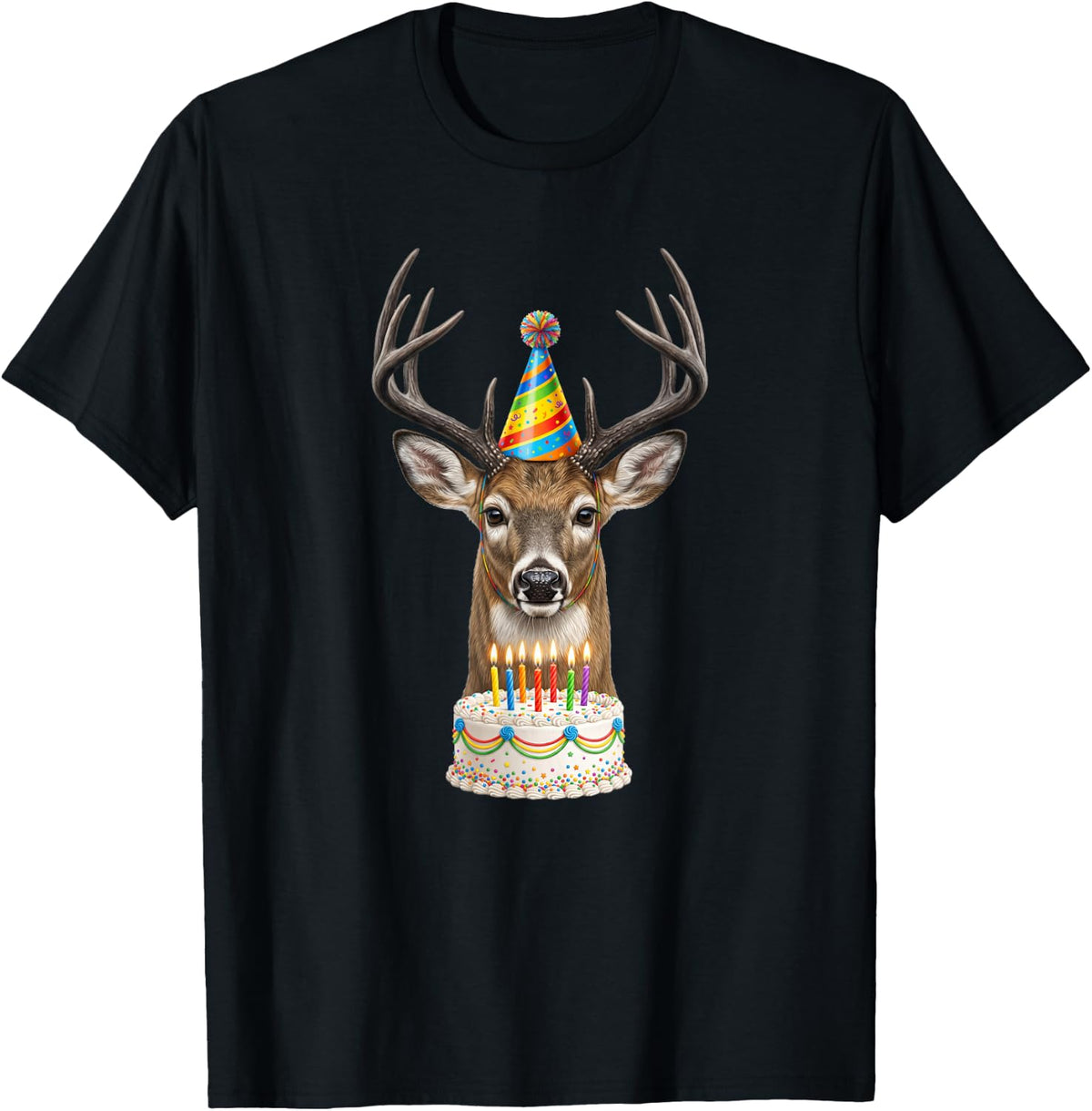 Whitetail Deer Buck Birthday T-Shirt