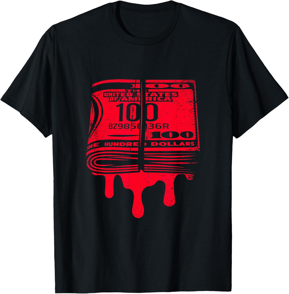 Dollar Money Blood Rich Cash Millionaire Trading Business T-Shirt