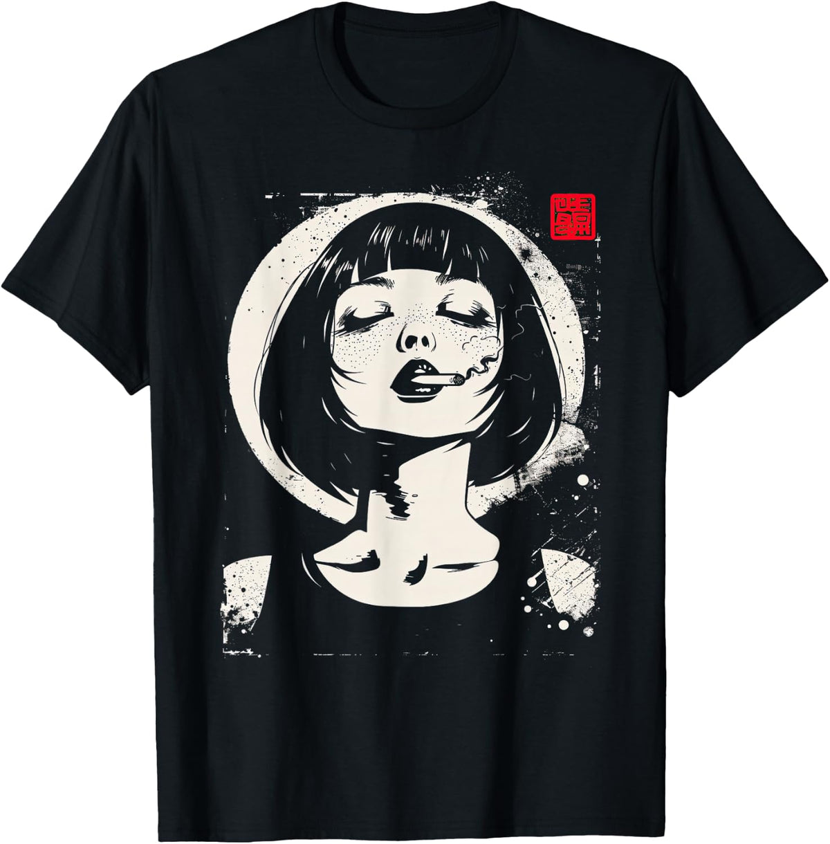 Waifu Anime Horror Girl Aesthetic T-Shirt