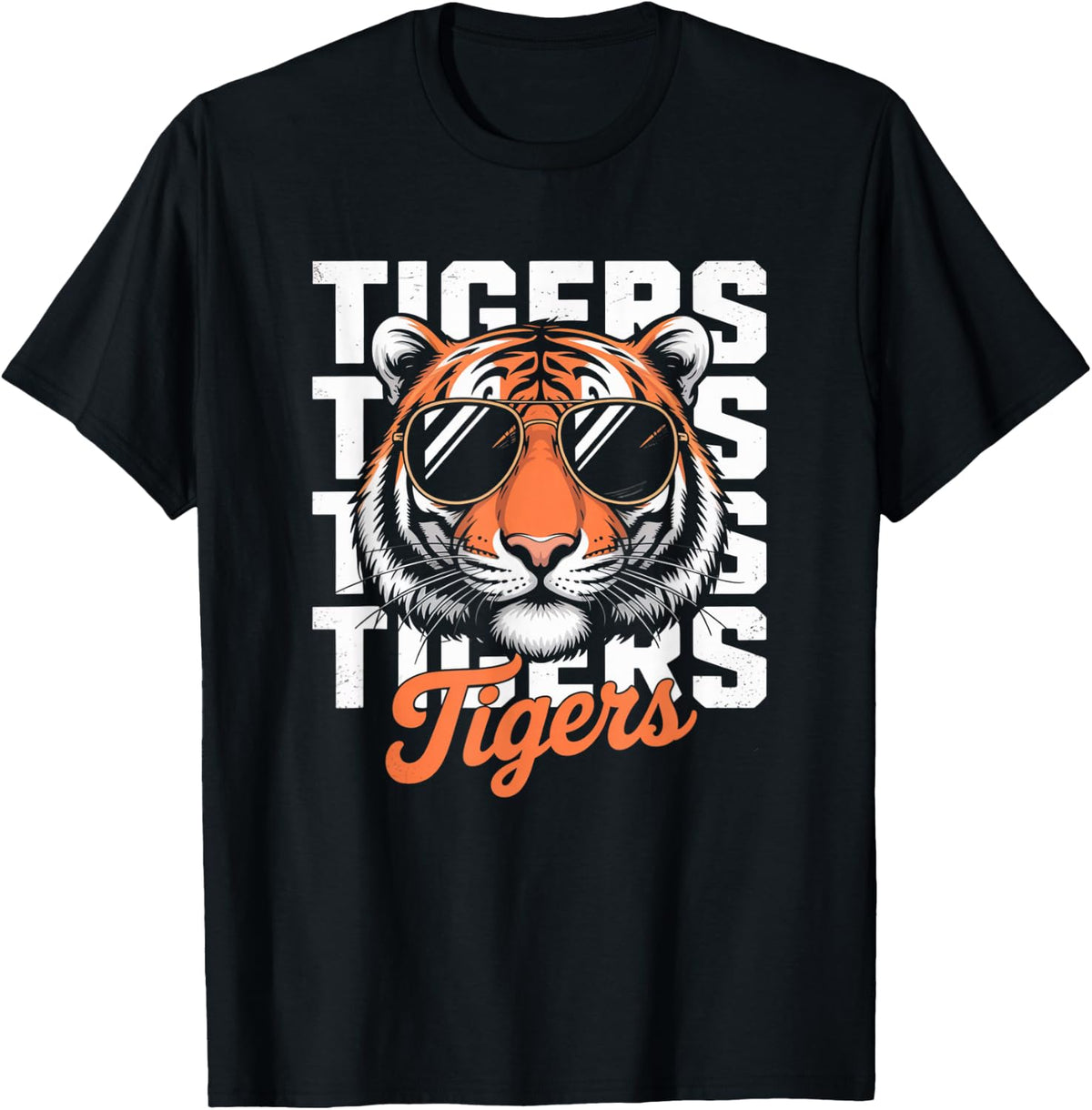 Vintage Tigers Inspirational Athletic Name Design gifts T-Shirt