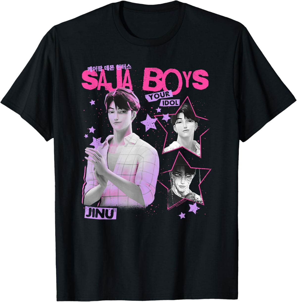 Kpop Demon Hunters Saja Boys Your Idol Jinu T-Shirt