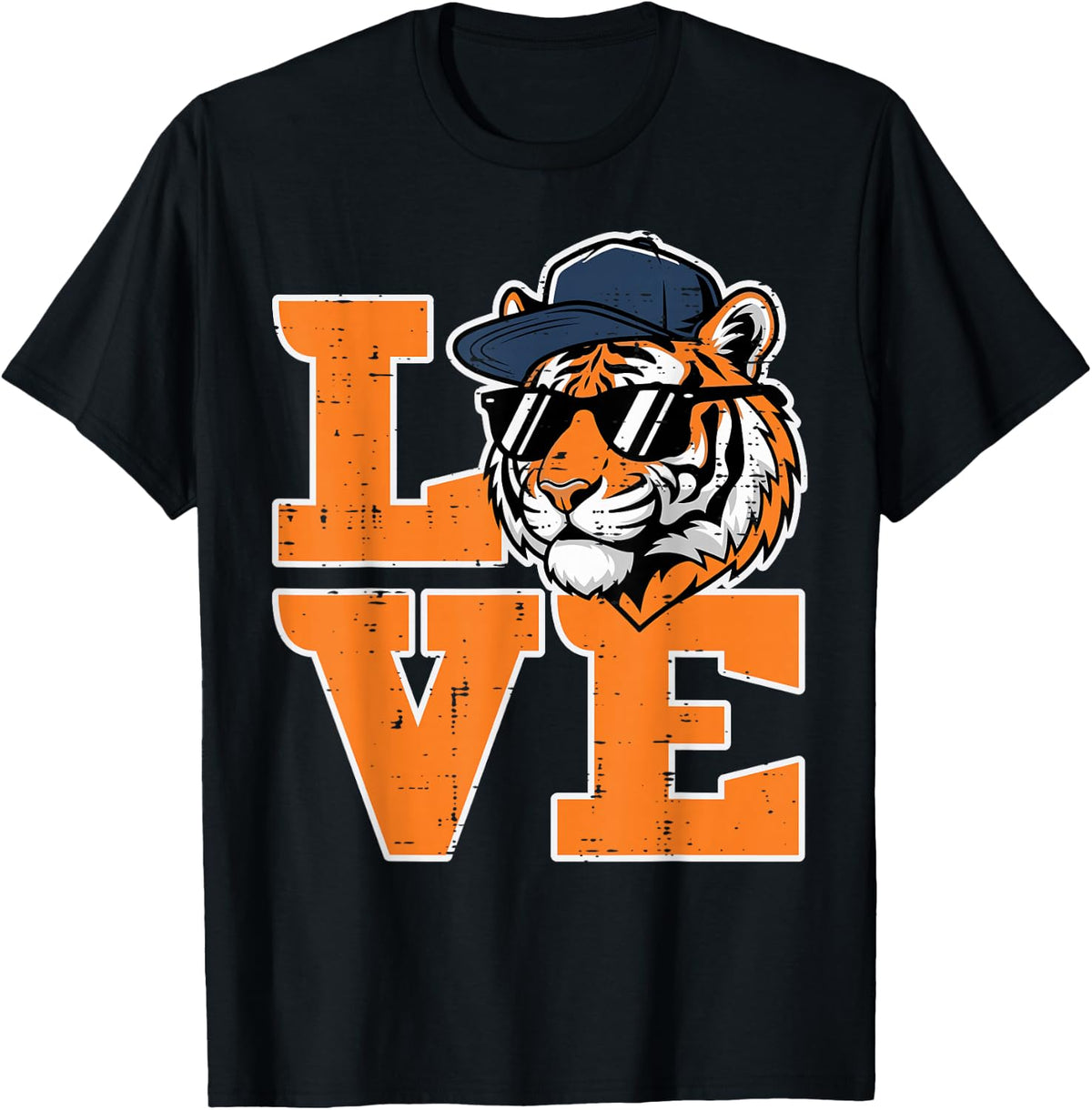 Love Tiger Men Women Kids Boys Youth Girls Teen T-Shirt