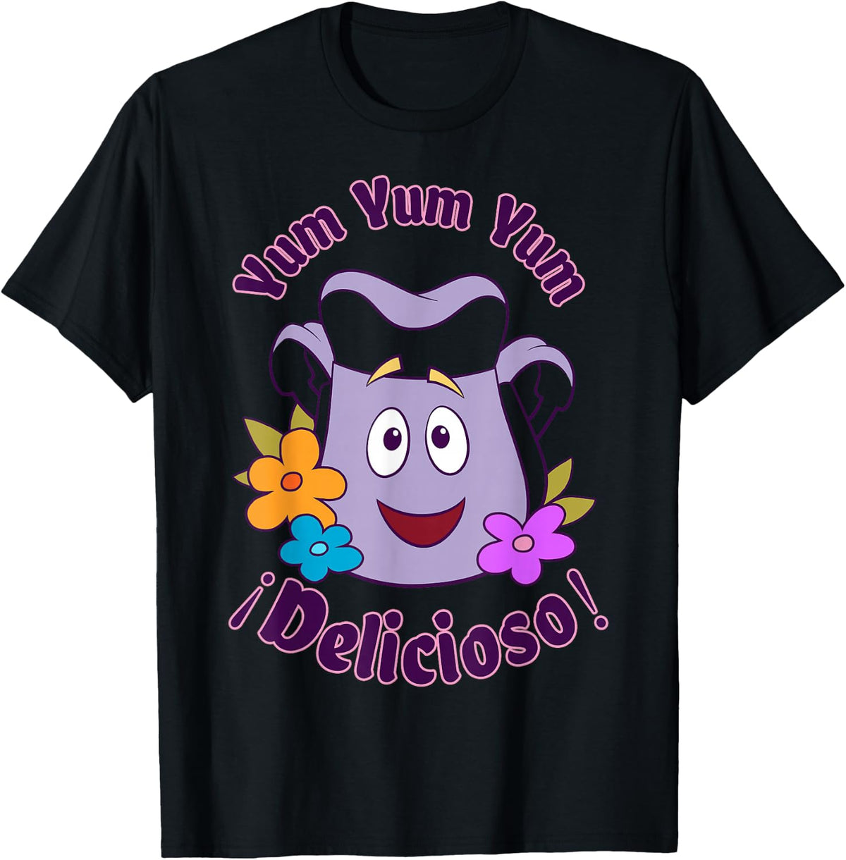 Dora The Explorer Backpack Yum Yum Delicioso T-Shirt