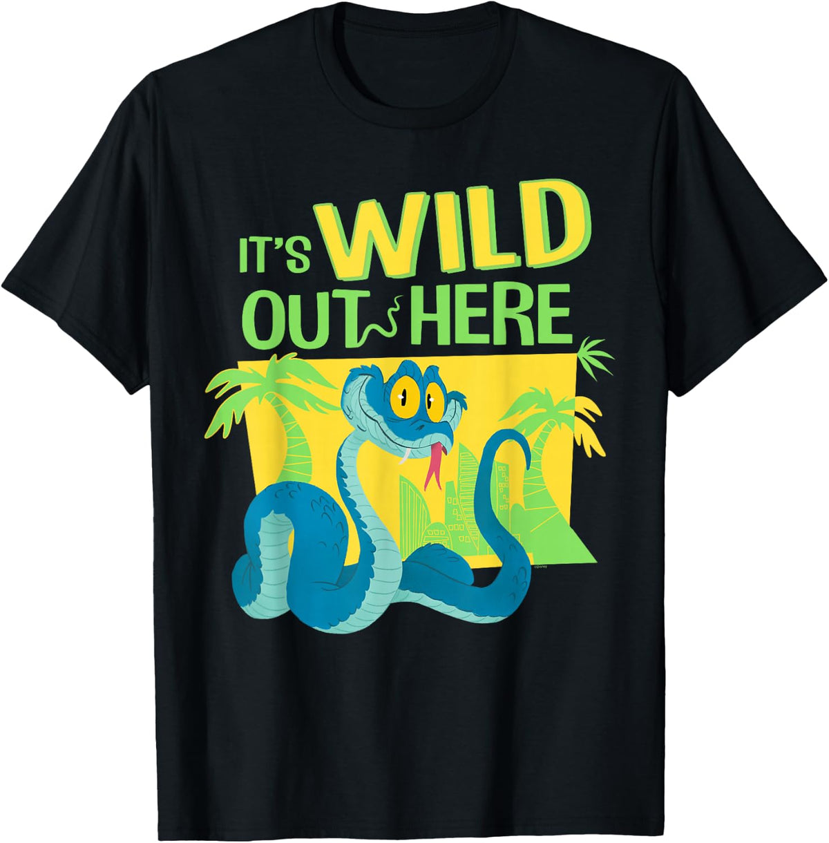 Disney Zootopia 2 Gary De'Snake It's Wild Out Here Funny T-Shirt