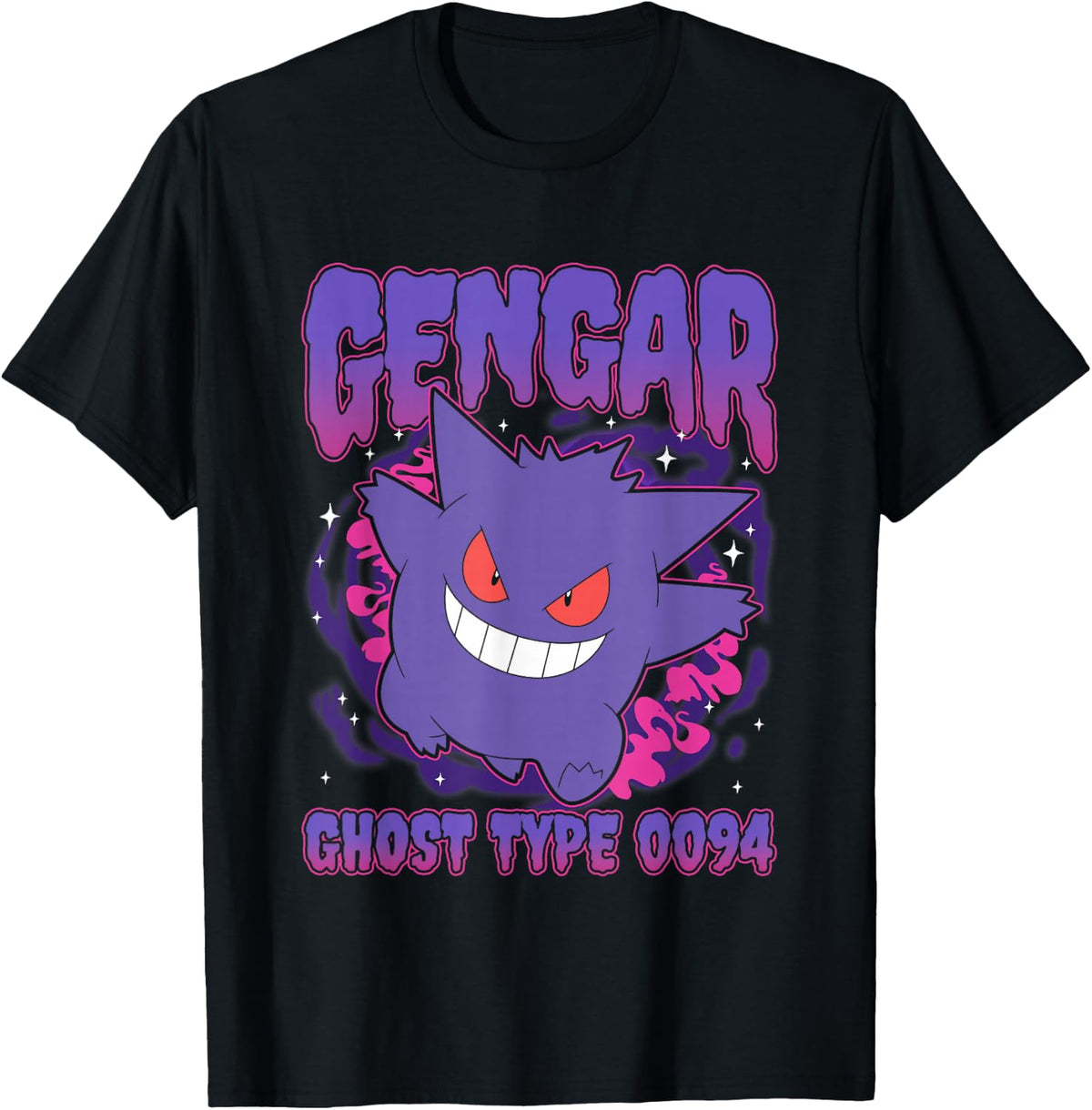Pokémon Gengar Ghost Type 0094 Spooky Poster T-Shirt