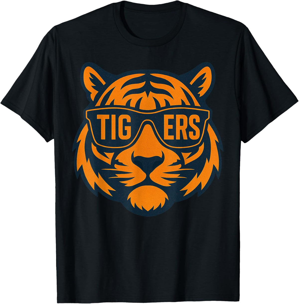 Retro Tigers Last Name Distressed Gifts for Men Women Kids T-Shirt