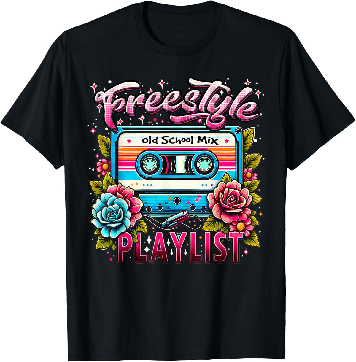 Freestyle Playlist Old School Mix Best Throwback Concert T-Shirt