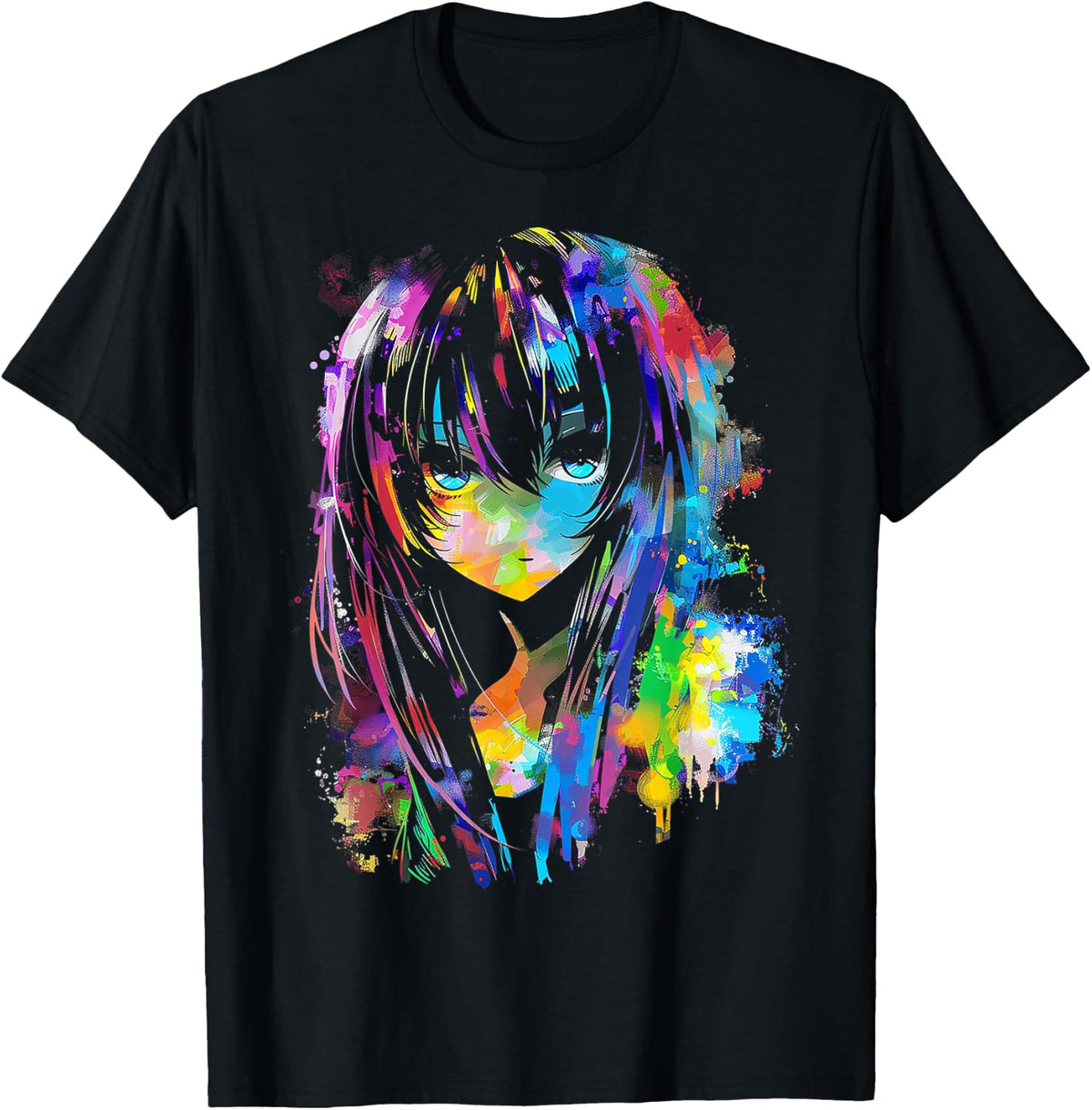 Anime Manga Graphic Colorful Art Anime T-Shirt
