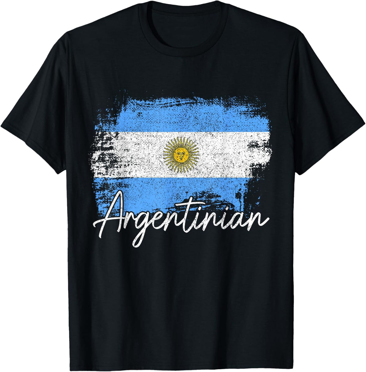 Argentine Flag Pride Roots Vintage Argentina T-Shirt
