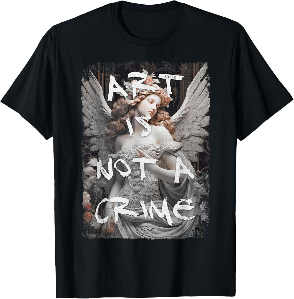 Aesthetic Clothes Vintage Streetwear Fashion Women Men Angel T-Shirt