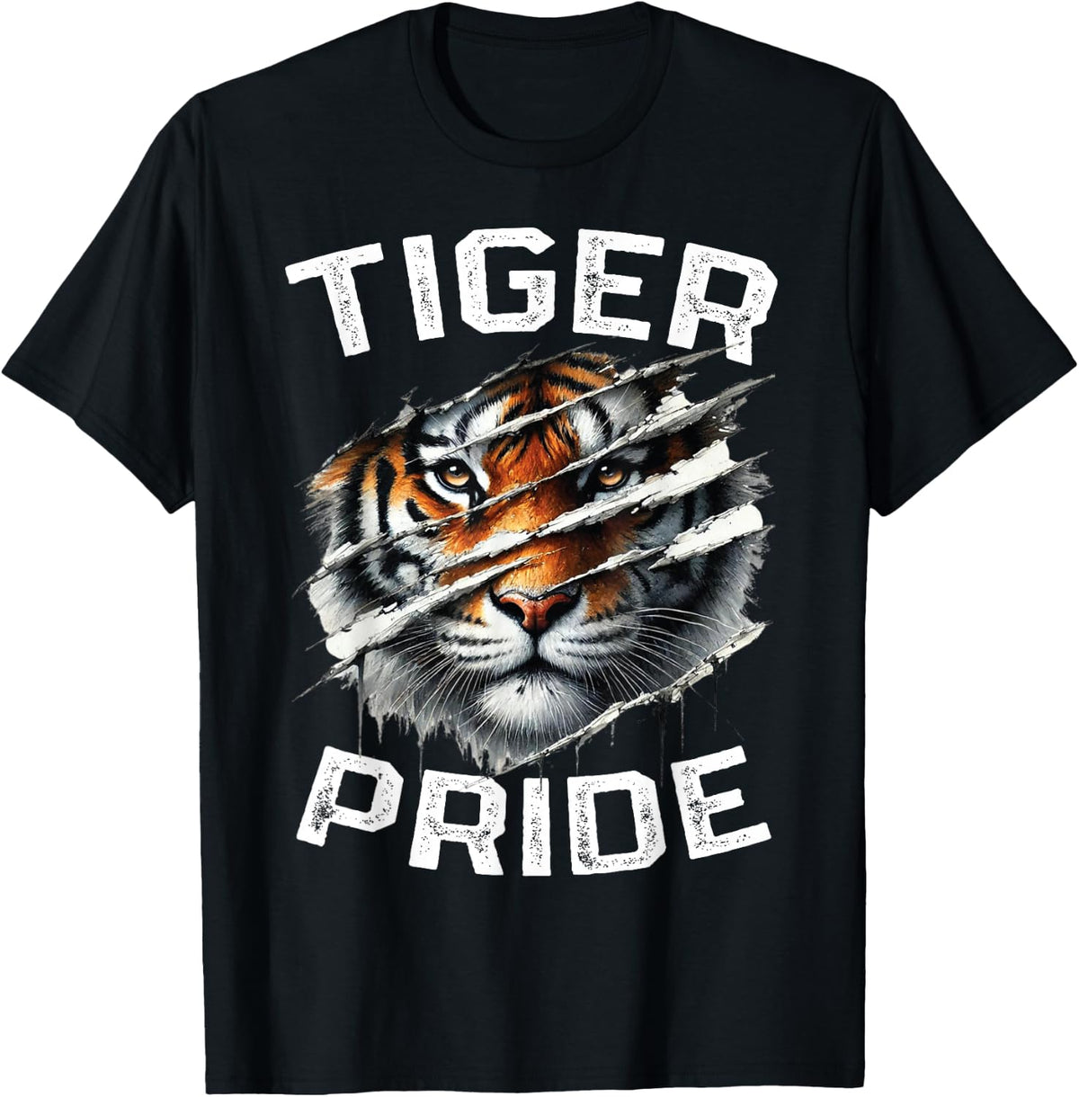 Tiger Pride Retro Vintage Tiger School Sports Team T-Shirt