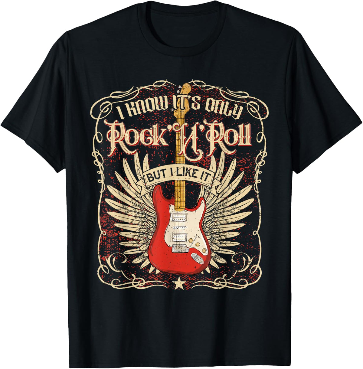 I Know It's Only Rock'n'Roll But I Like It, Rock Music Fan T-Shirt