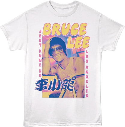 American Classics Bruce Lee Jeet Kune Do Los Angeles T Shirt White | Officially Licensed Bruce Lee Tee, Jeet Kune Do Graphic, Designed and Printed in the USA, Unisex Crewneck, Short Sleeve