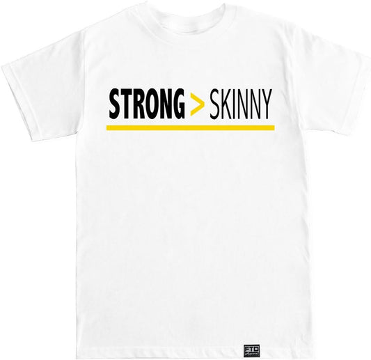 FTD Apparel Men's Strong > Greater Than Skinny T Shirt
