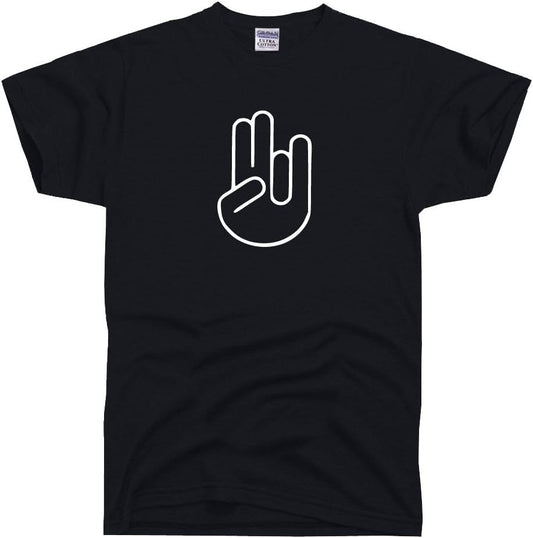 DIRTYRAGZ Men's The Shocker Print on Front & Back T Shirt