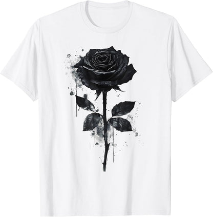 Black Rose Flower Botanist Garden Flower Black Rose T-Shirt