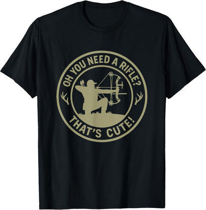 Archery Bow Hunting Season Art for Men Deer Elk Mule Hunting T-Shirt