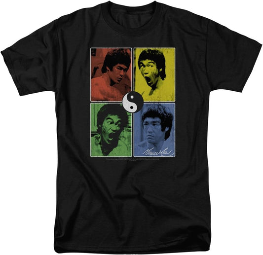 Trevco Men's Bruce Lee/Meaning Of Life Short Sleeve T-Shirt