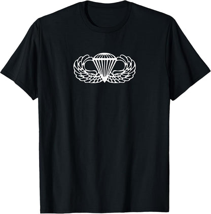 Army Parachute Wings Badge Airborne T-Shirt