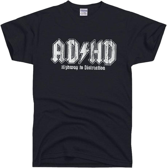 DIRTYRAGZ Men's ADHD AD/HD Rock T Shirt