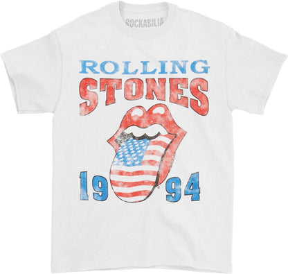 Rolling Stones 1994 US Tour Men's Classic Fit T-Shirt White