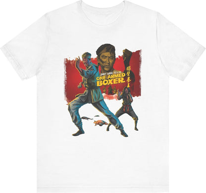 Mod.6 One Armed Boxer 1972 Jimmy Wang Yu Luchador Manco Film Movie Kungfu Martial Arts Retro Vintage Camiseta T-Shirt