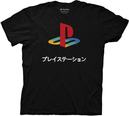 Ripple Junction Sony PlayStation Game Console Men’s Short Sleeve T-Shirts Officially Licensed