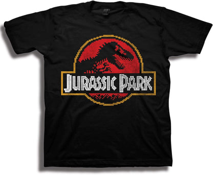 Jurassic Park Toddler Boy's Jurassic Park Logo Short Sleeve Tshirt - Toddlers Shirt, Black, 3T