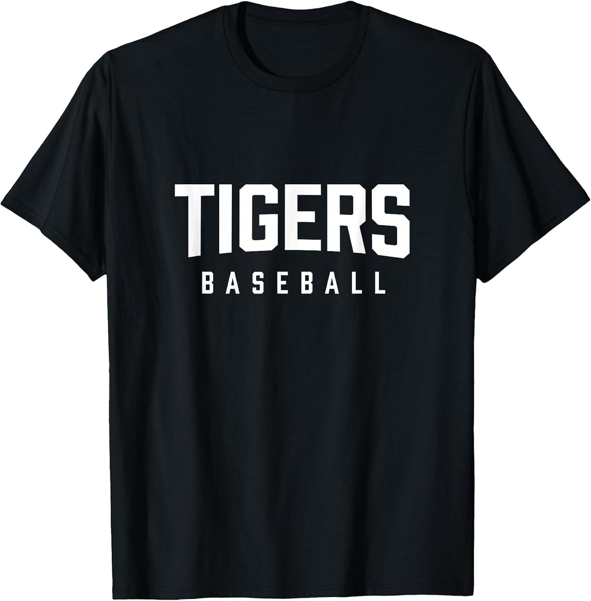 Retro Hometown Tigers Baseball T-Shirt