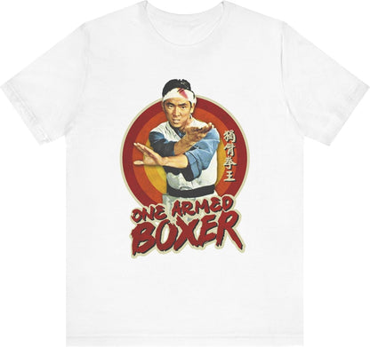 Mod.1 One Armed Boxer 1972 Jimmy Wang Yu Luchador Manco Film Movie Kungfu Martial Arts Retro Vintage Camiseta T-Shirt