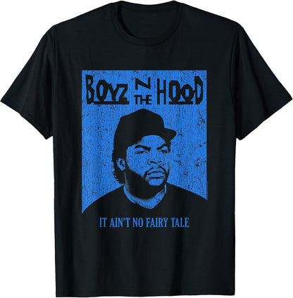Boyz n the Hood Doughboy Blue Rectangle T-Shirt