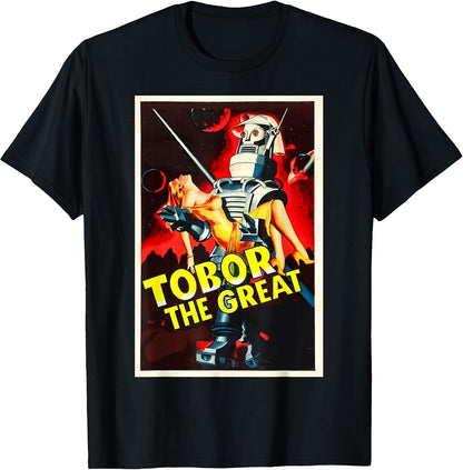 Tobor the Great Robot Vintage Sci-Fi T-Shirt